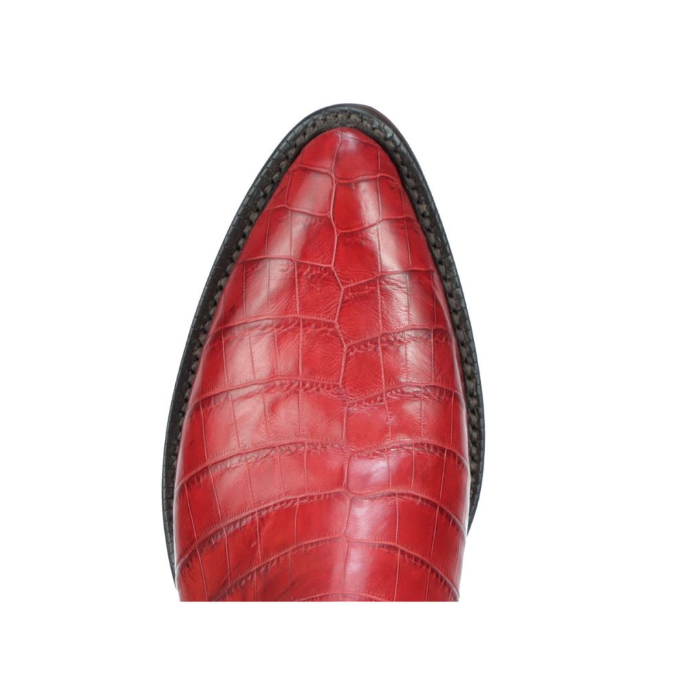 Lucchese Priscilla Exotic - Red