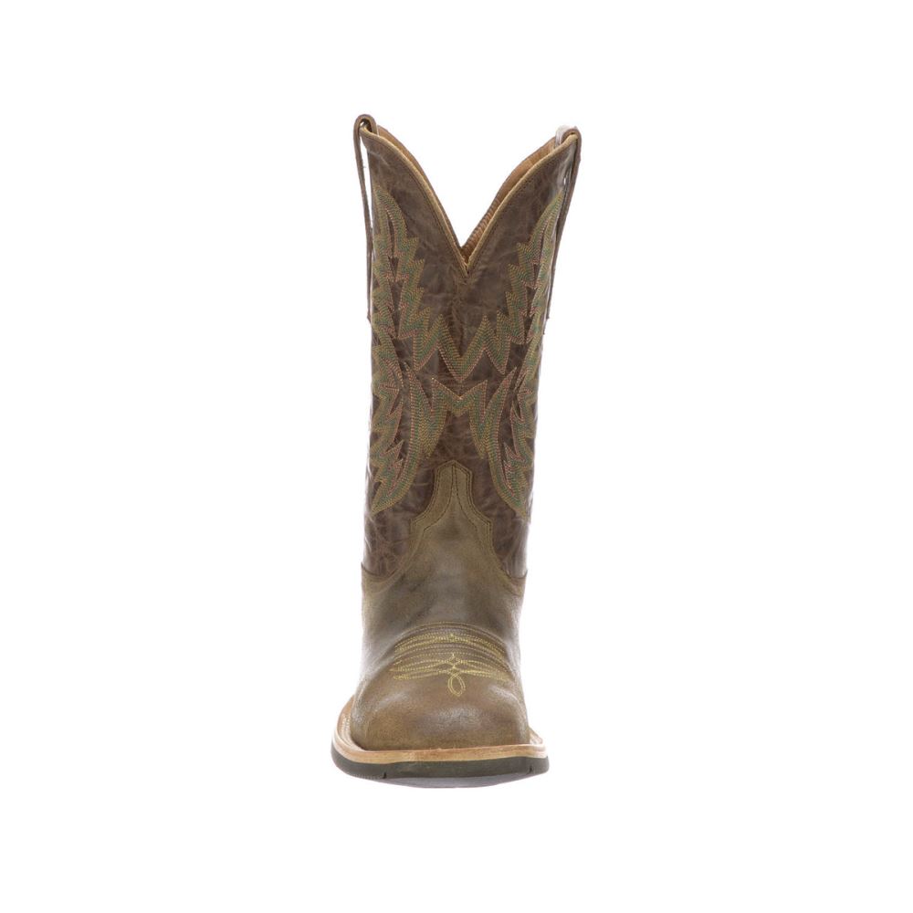 Lucchese Rudy - Olive + Chocolate