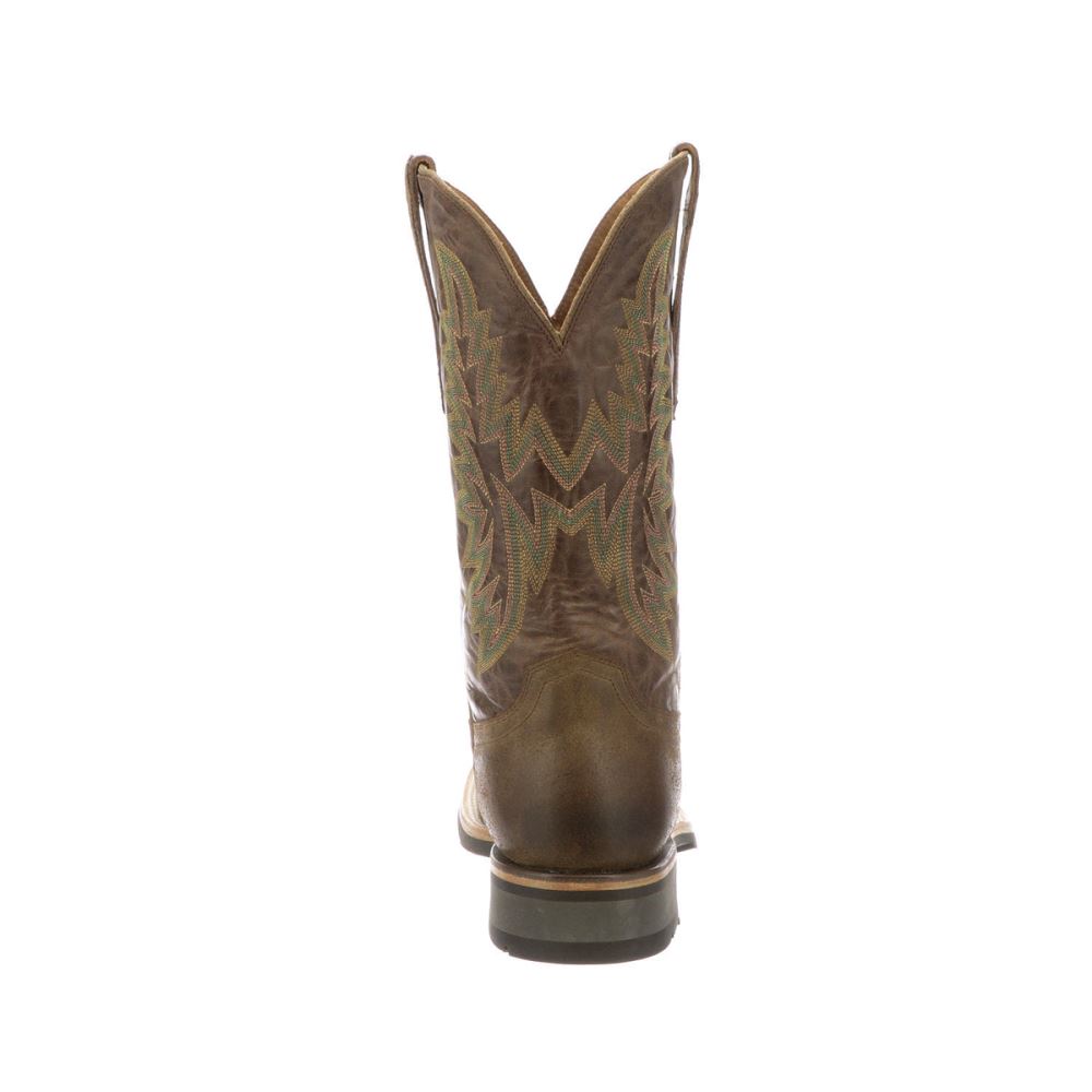 Lucchese Rudy - Olive + Chocolate